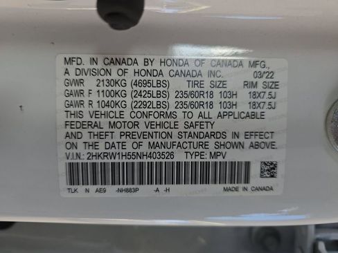 Used 2022 Honda CR-V EX image 16