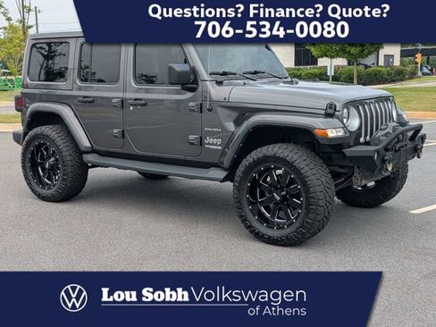 Used 2021 Jeep Wrangler Unlimited Sahara AWD/4WD image 1