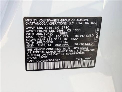 Used 2021 Volkswagen Atlas SE w/ Panoramic Sunroof Package image 26