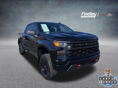 Certified 2024 Chevrolet Silverado 1500 Custom Trail Boss w/ LPO, Dark Essentials Package AWD/4WD image 1