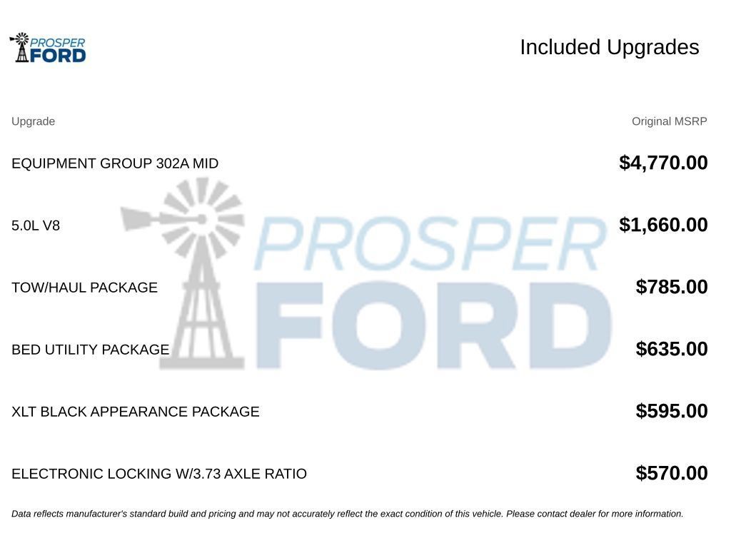 Used 2024 Ford F150 XLT w/ Equipment Group 302A MID AWD/4WD image 3