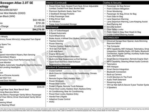 Used 2024 Volkswagen Atlas SE FWD image 31