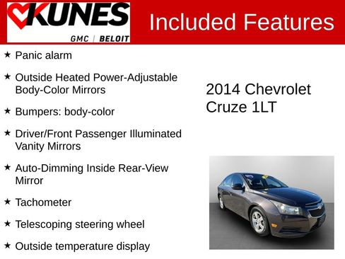 Used 2014 Chevrolet Cruze LT image 3