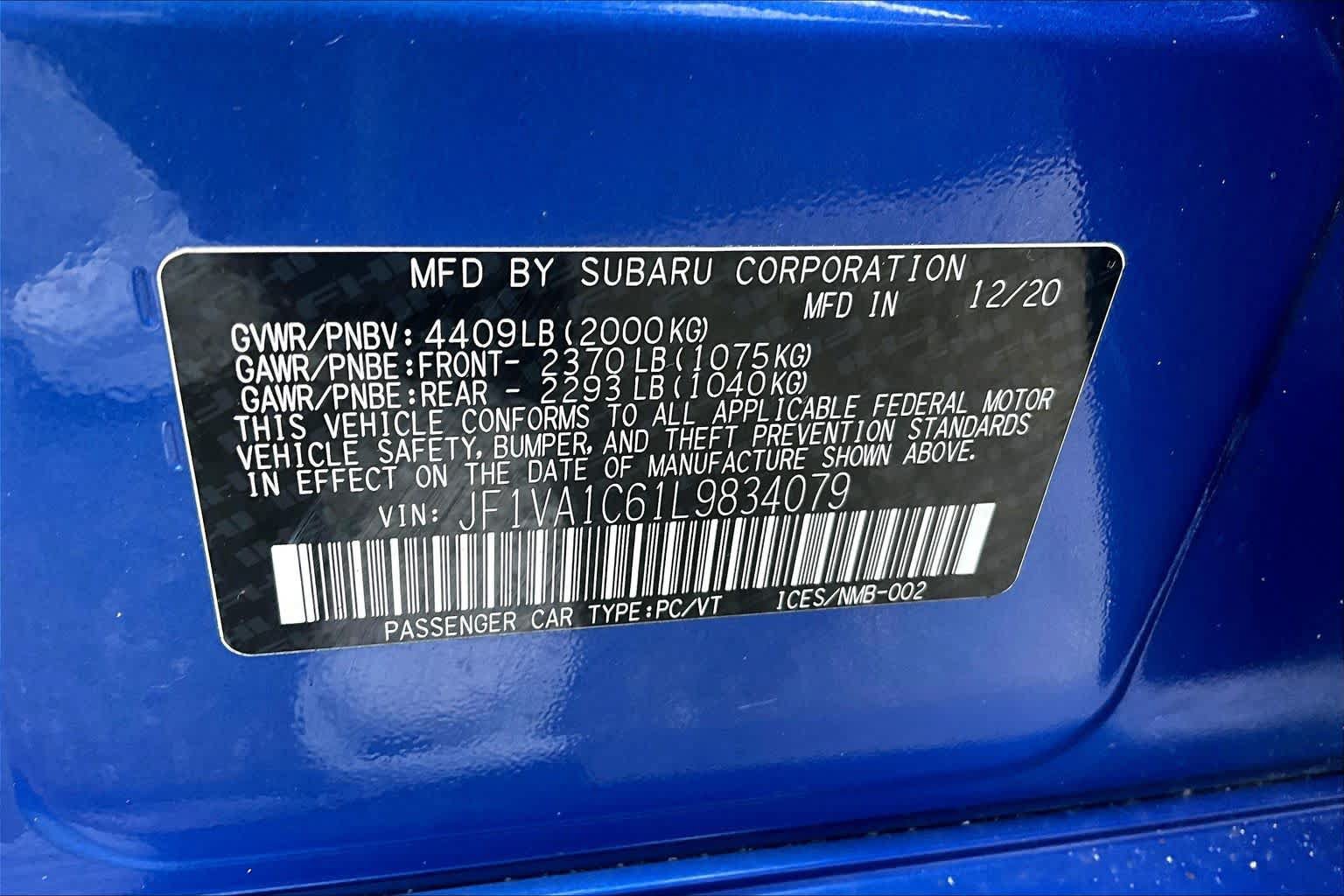 Used 2020 Subaru WRX Premium AWD/4WD image 32