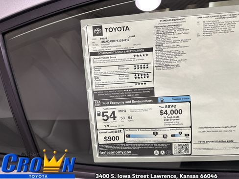 New 2026 Toyota Prius LE image 40