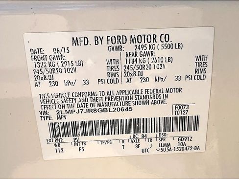 Used 2016 Lincoln MKX Black Label FWD image 37