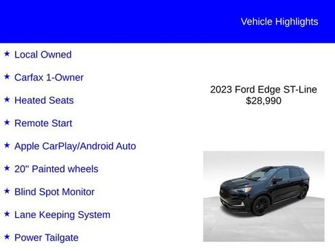 Used 2023 Ford Edge ST-Line AWD/4WD image 2