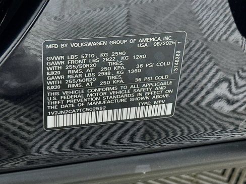 Used 2026 Volkswagen Atlas SE w/ Panoramic Sunroof Package FWD image 28