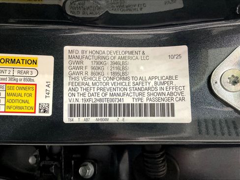 New 2026 Honda Civic Sport image 17