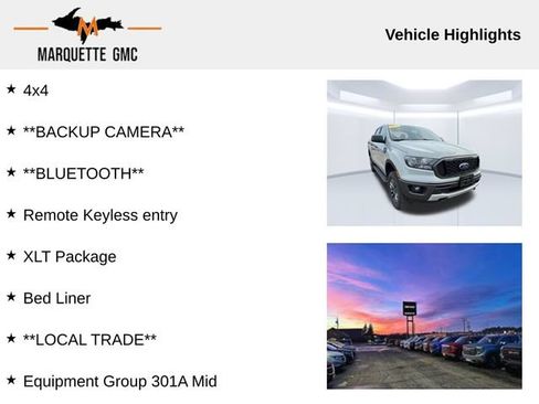 Used 2021 Ford Ranger XLT w/ Equipment Group 301A Mid AWD/4WD image 3