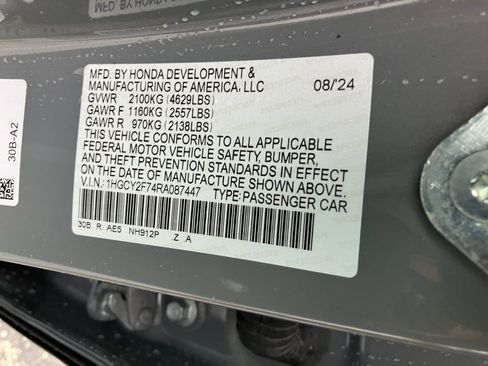 Certified 2024 Honda Accord Sport image 39