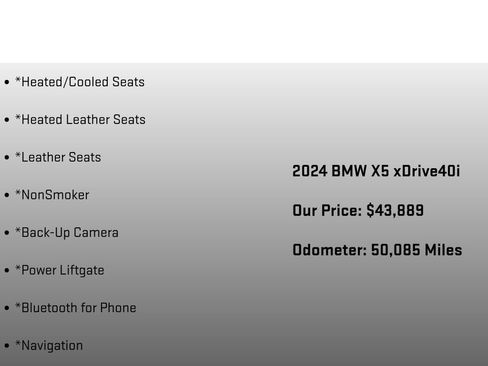 Used 2024 BMW X5 xDrive40i w/ Premium Package image 18
