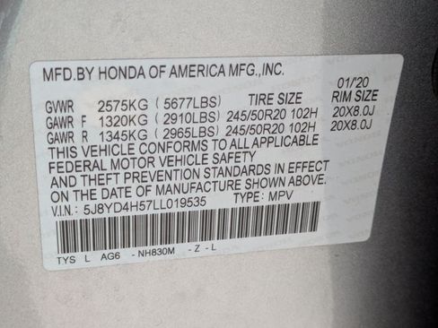 Used 2020 Acura MDX SH-AWD w/ Technology Package image 15