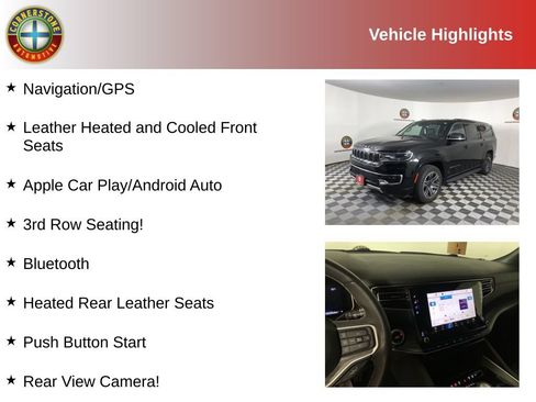 Used 2024 Jeep Wagoneer L Series II w/ Flexible Seating Group AWD/4WD image 2