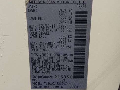 Used 2022 Nissan Pathfinder SV w/ SV Premium Package image 33