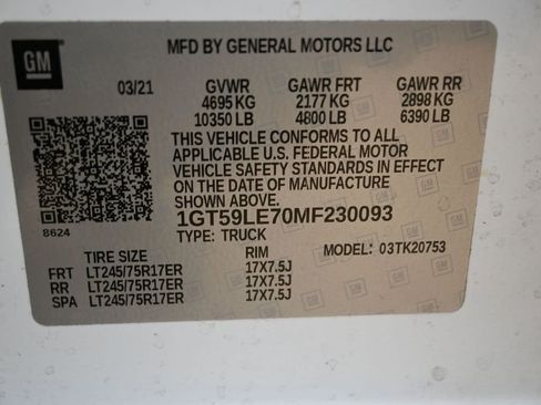 Used 2021 GMC Sierra 2500 4x4 Double Cab w/ Convenience Package image 37
