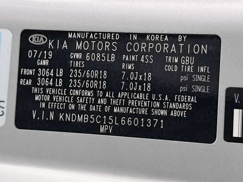 Used 2020 Kia Sedona EX FWD image 39
