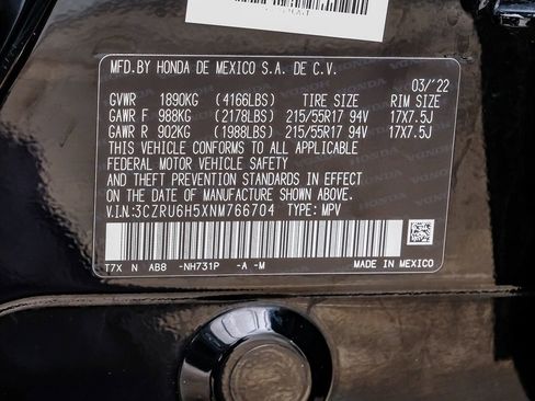 Used 2022 Honda HR-V EX image 51