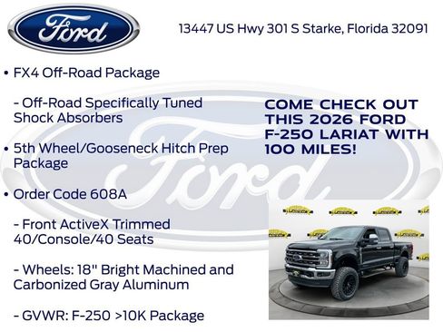 New 2026 Ford F250 Lariat w/ Chrome Package AWD/4WD image 20