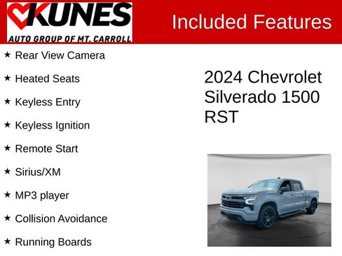 Used 2024 Chevrolet Silverado 1500 RST w/ True North Edition Plus AWD/4WD image 3