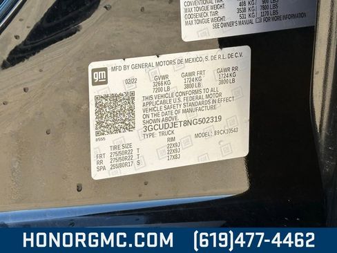 Used 2022 Chevrolet Silverado 1500 High Country image 37