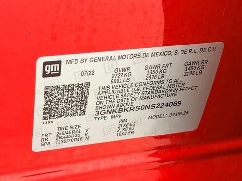 Certified 2022 Chevrolet Blazer RS AWD/4WD image 23