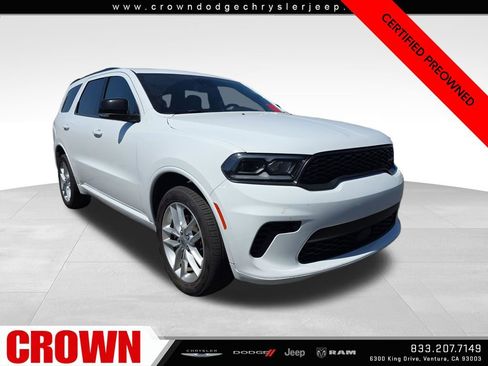 Certified 2024 Dodge Durango GT AWD/4WD image 1