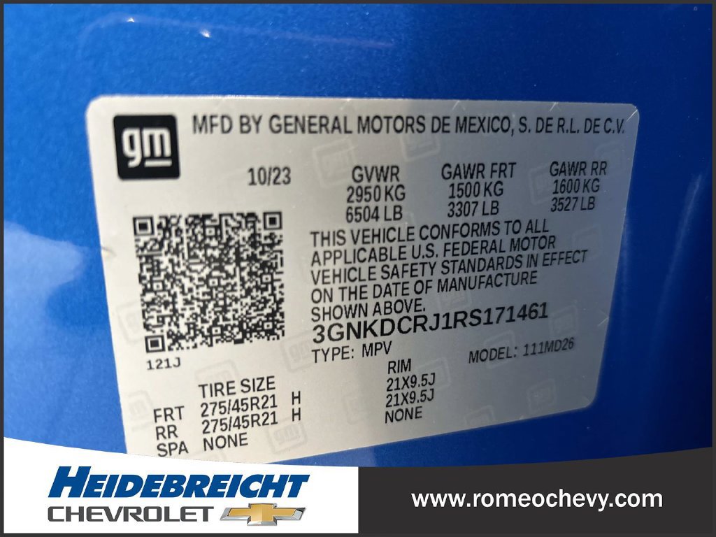 Used 2024 Chevrolet Blazer EV RS AWD/4WD image 8