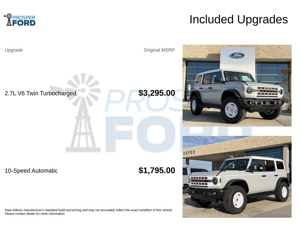 New 2026 Ford Bronco Heritage Edition AWD/4WD image 3