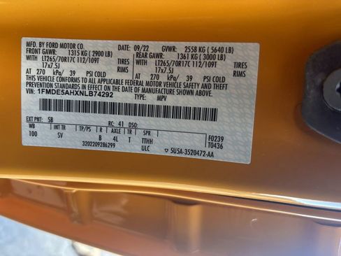 Used 2022 Ford Bronco Black Diamond image 37