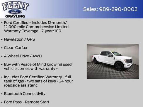 Certified 2023 Ford F150 Lariat w/ Equipment Group 502A High AWD/4WD image 4