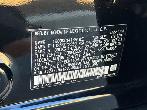 Certified 2024 Honda HR-V Sport image 35