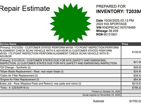 Used 2022 Kia Sportage Nightfall Edition w/ Nighfall AWD Premium Package image 3