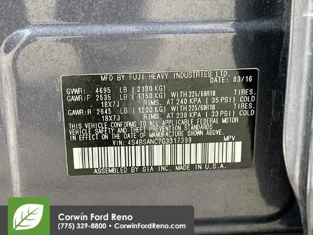 Used 2016 Subaru Outback 2.5i Limited AWD/4WD image 36