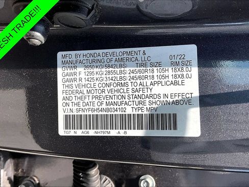 Certified 2022 Honda Pilot EX-L image 18
