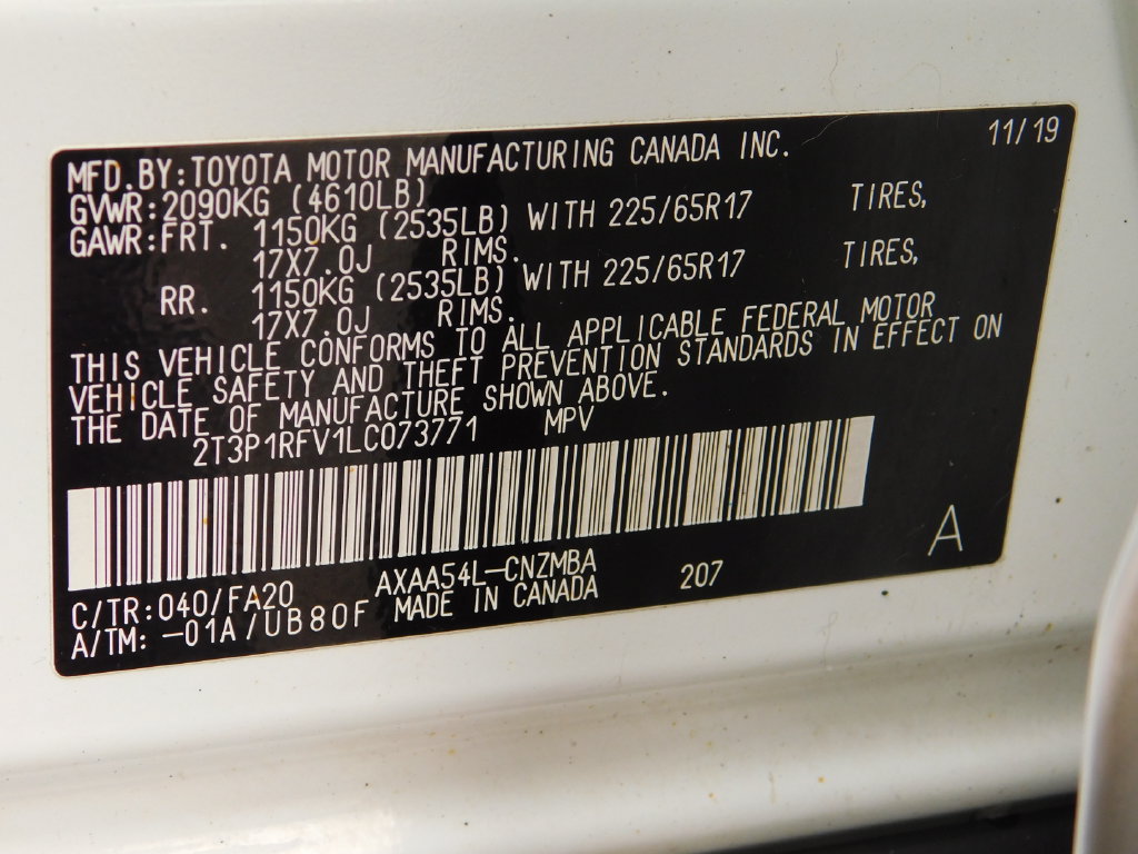 Used 2020 Toyota RAV4 XLE w/ Convenience Package AWD/4WD image 32