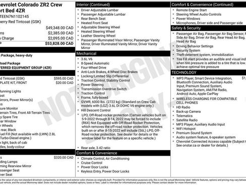 Used 2022 Chevrolet Colorado ZR2 AWD/4WD image 26
