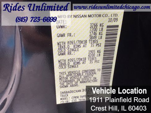 Used 2010 Nissan Titan SE w/ SE Value Truck Pkg image 22