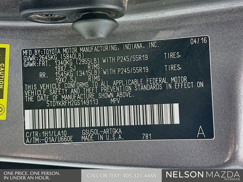 Used 2016 Toyota Highlander Limited FWD image 36