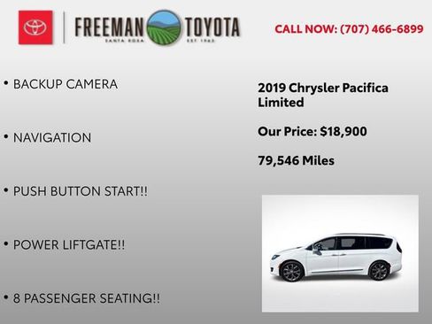 Used 2019 Chrysler Pacifica Limited FWD image 9