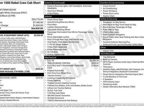 Used 2022 RAM 1500 Rebel w/ Rebel Level B Equipment Group AWD/4WD image 22