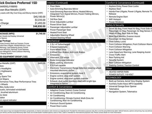 Used 2025 Buick Enclave Preferred w/ Power Package FWD image 31