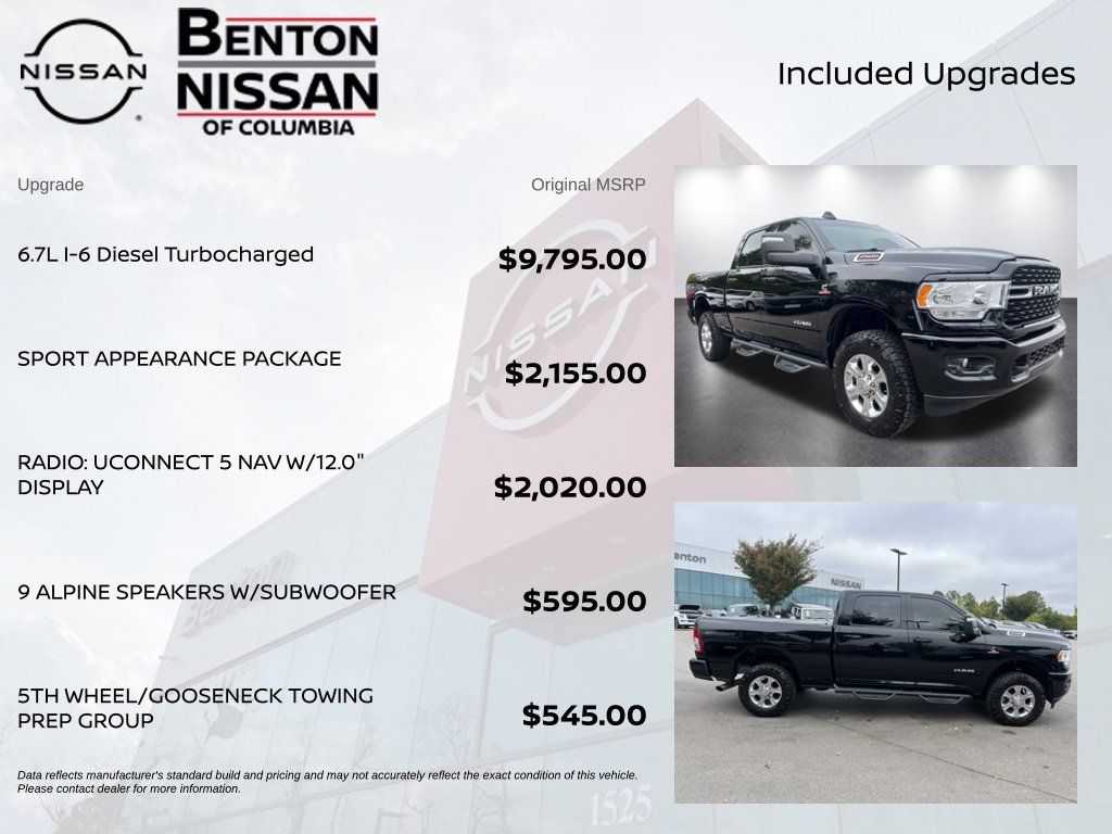 Used 2024 RAM 2500 Big Horn w/ Sport Appearance Package AWD/4WD image 6