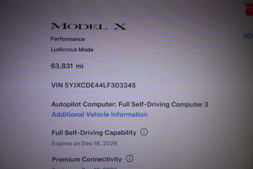 Used 2020 Tesla Model X Performance AWD/4WD image 13