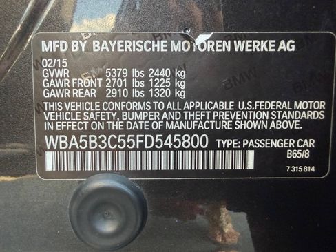 Used 2015 BMW 535i xDrive Sedan AWD/4WD image 22