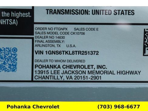 New 2026 Chevrolet Tahoe High Country image 34