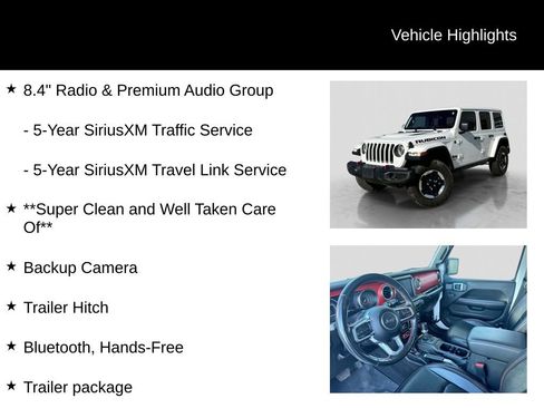 Used 2021 Jeep Wrangler Unlimited Rubicon w/ Uconnect 4C Nav & Sound Group AWD/4WD image 21