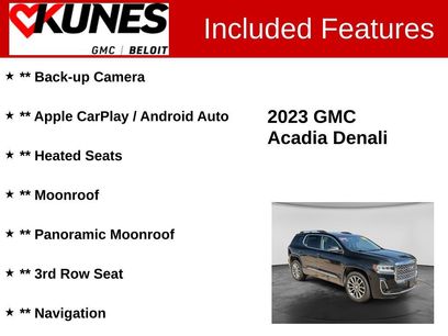 Used 2023 GMC Acadia Denali w/ Denali Technology Package