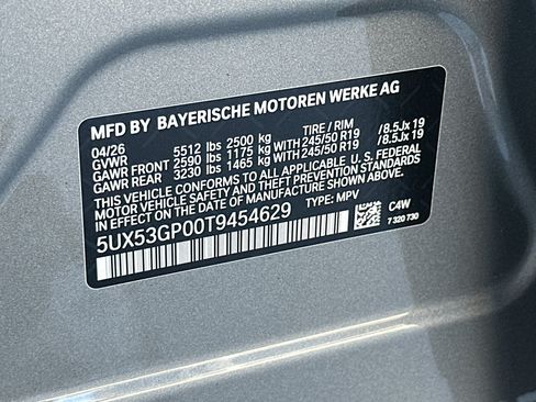 New 2026 BMW X3 xDrive30i w/ Convenience Package AWD/4WD image 27