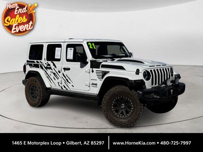 Used 2021 Jeep Wrangler Unlimited Sahara w/ Uconnect 4C Nav & Sound Group